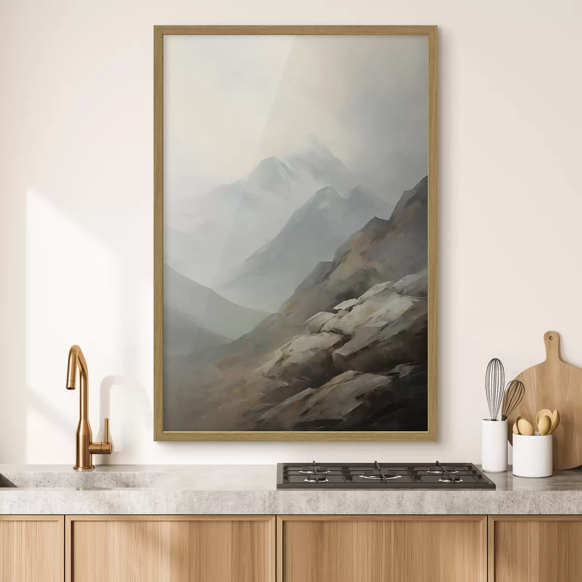 Poster paisaje de montaña f46201