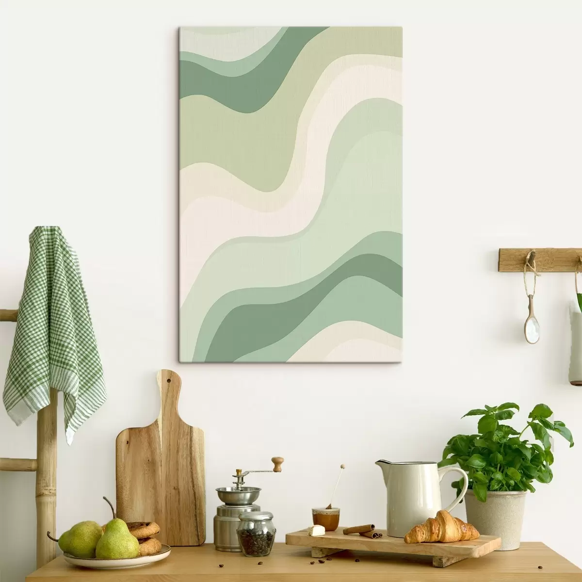 murales de pared Ondas abstractas s46214