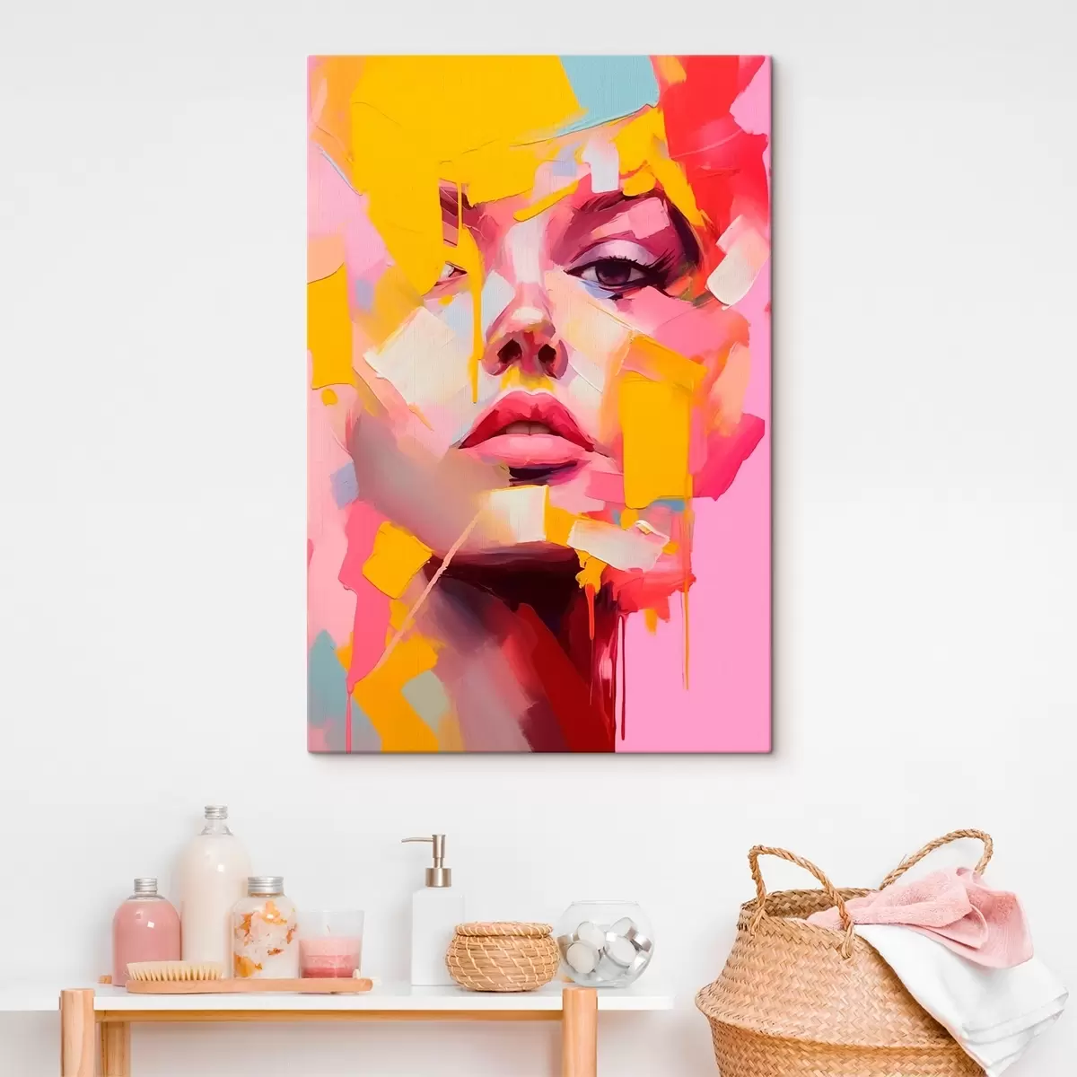 murales de pared Cara abstracta s46217