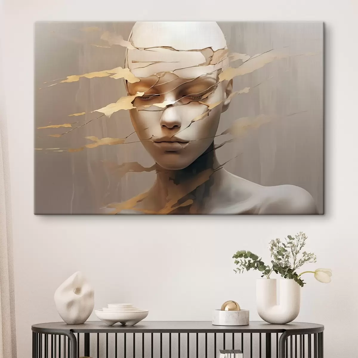 murales de pared Cara rota s46225