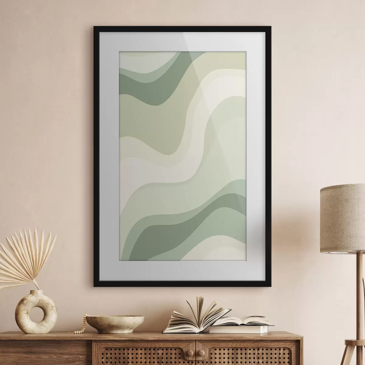 Poster Ondas abstractas f46214