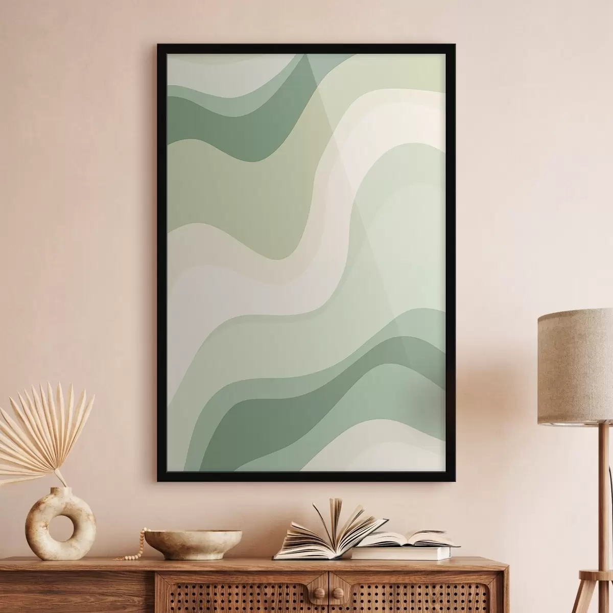 Poster Ondas abstractas f46214