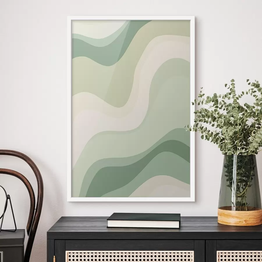 murales de pared Ondas abstractas f46214