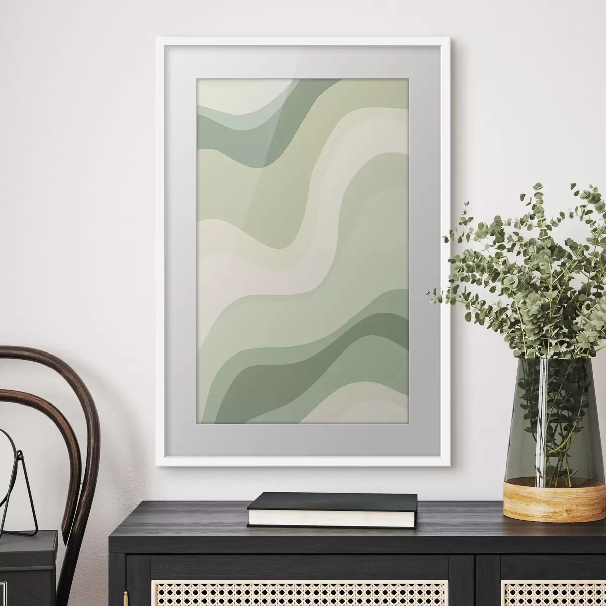 Poster Ondas abstractas f46214