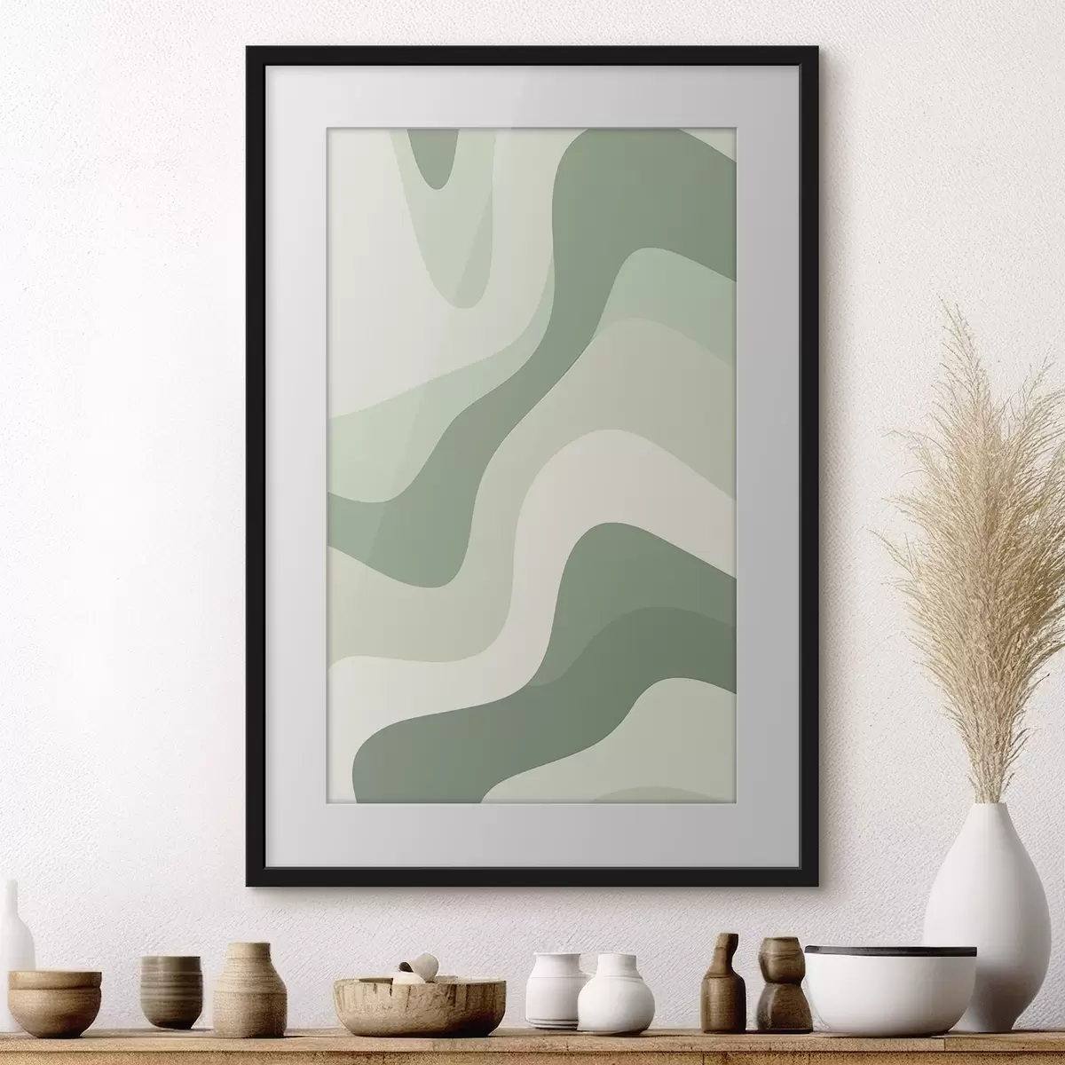 Poster Ondas abstractas f46215