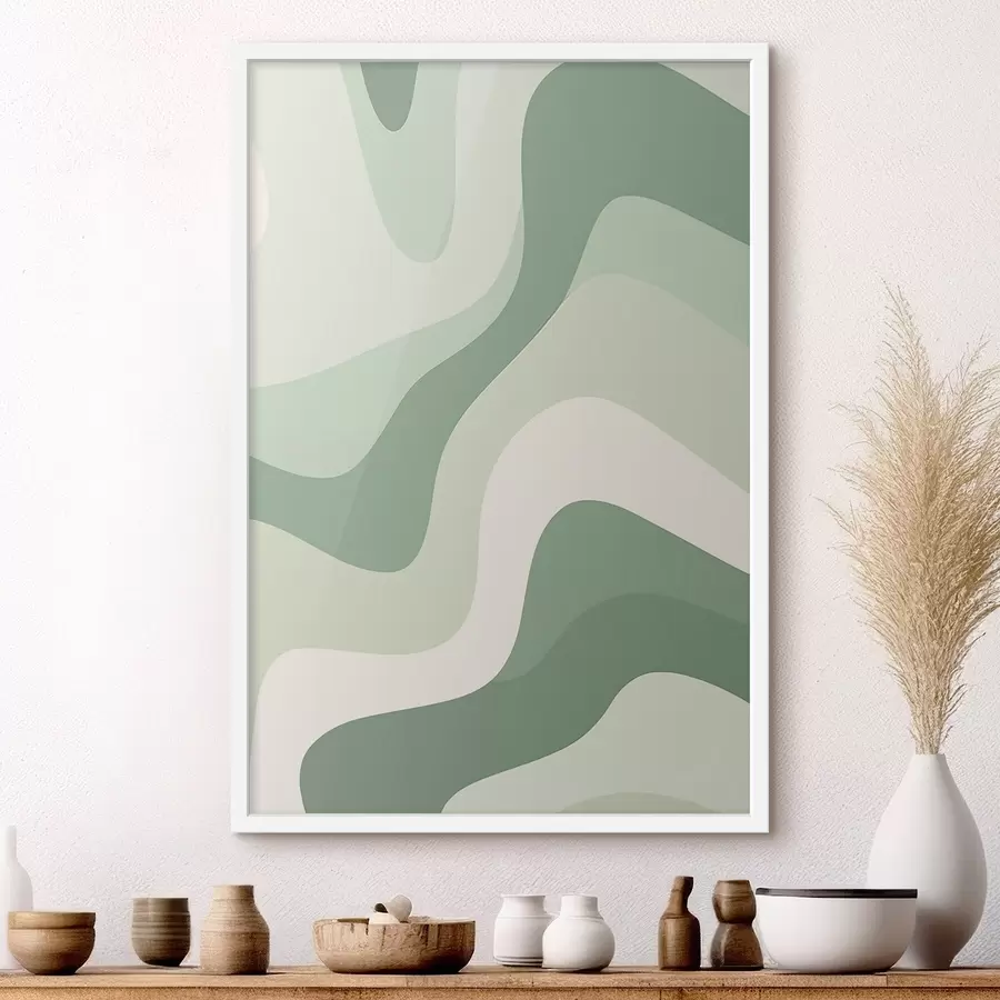 murales de pared Ondas abstractas f46215