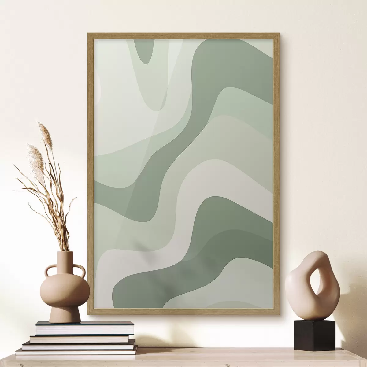 Poster Ondas abstractas f46215