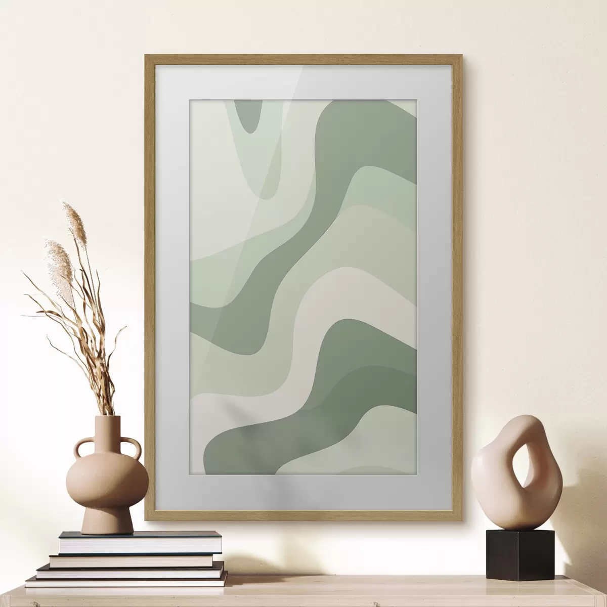 Poster Ondas abstractas f46215