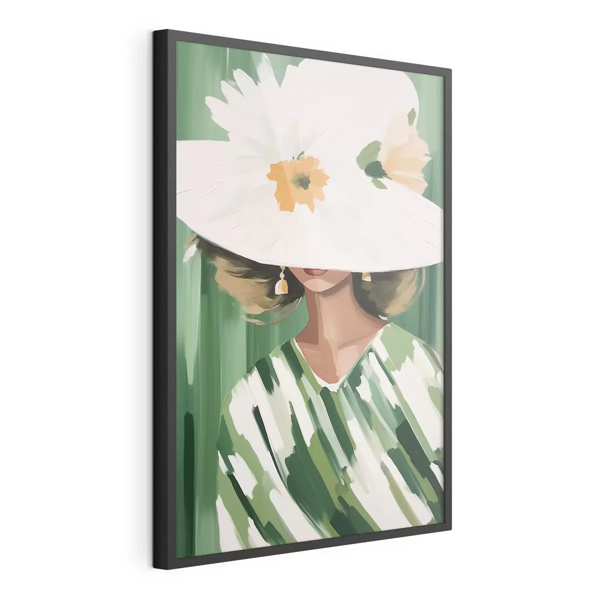 Poster Sombrero de flores f46240