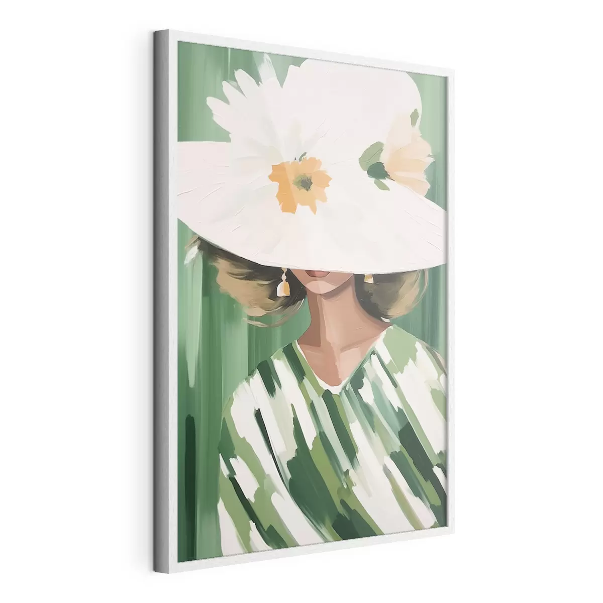 Poster Sombrero de flores f46240