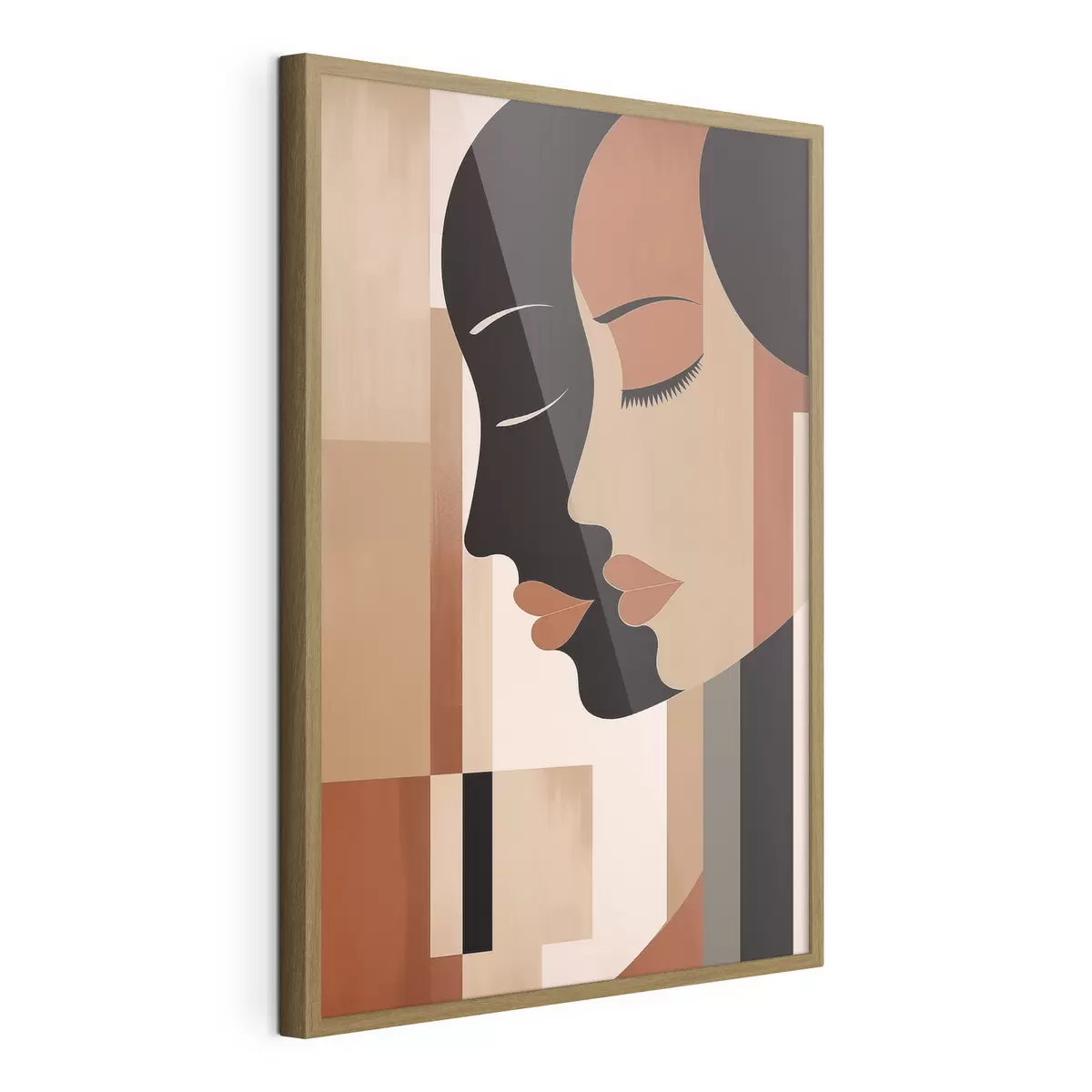 Poster Rostros abstractos f46241
