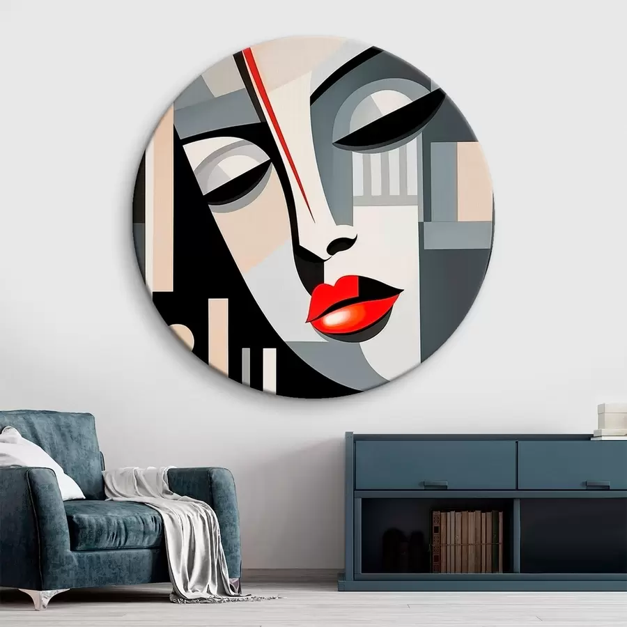 murales de pared Cara abstracta r46213