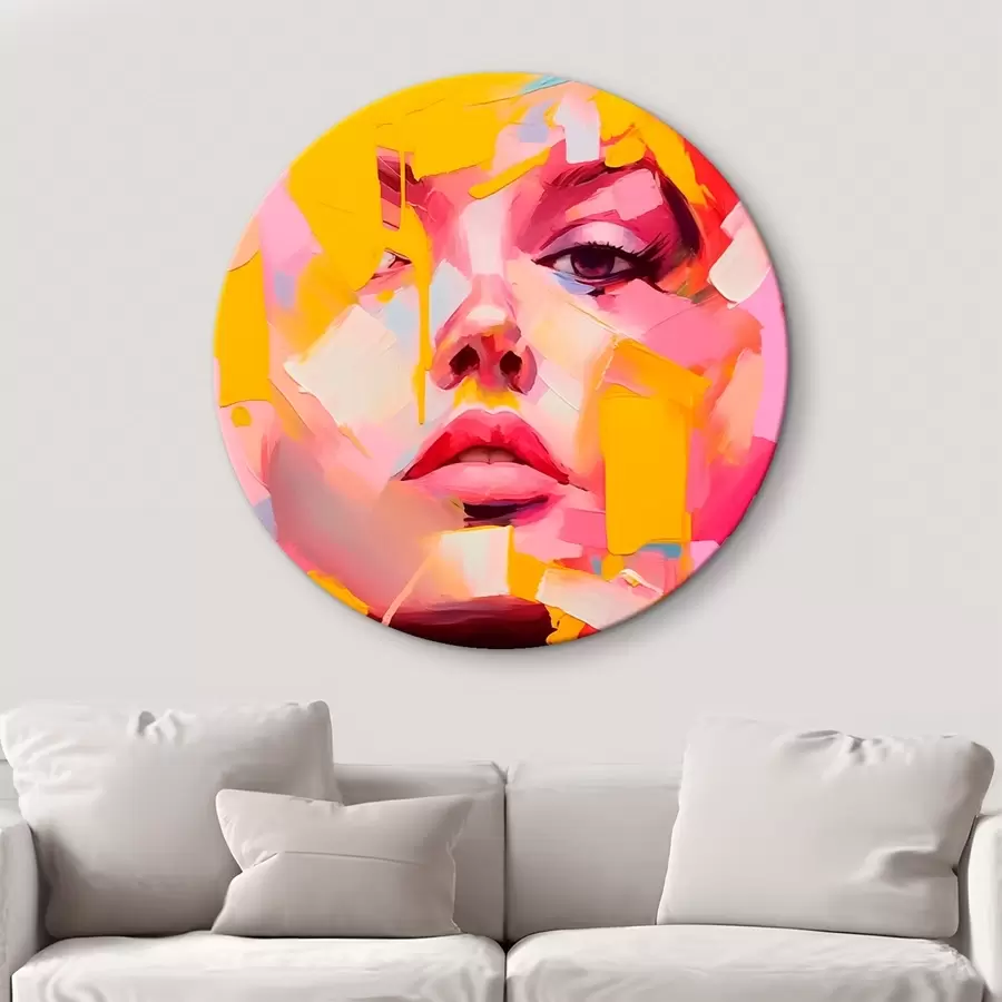 murales de pared Cara abstracta r46217