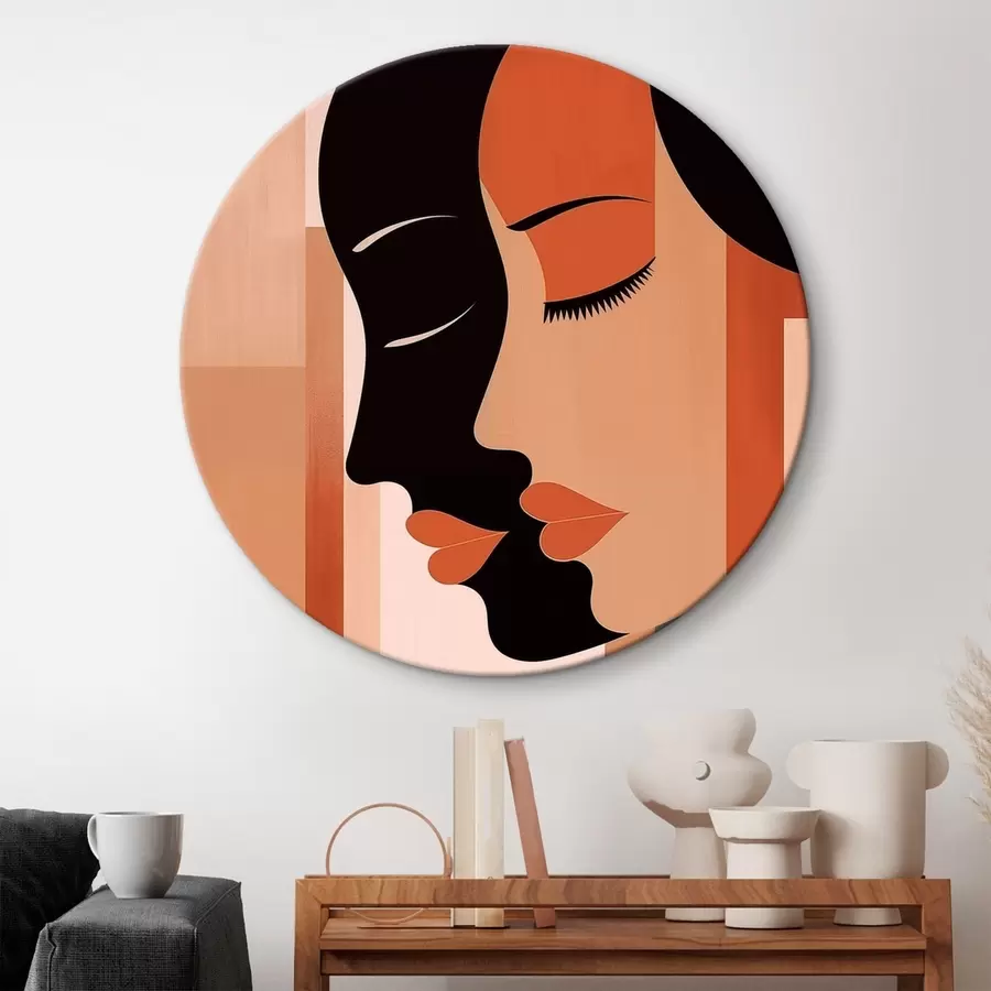 murales de pared Rostros abstractos r46241