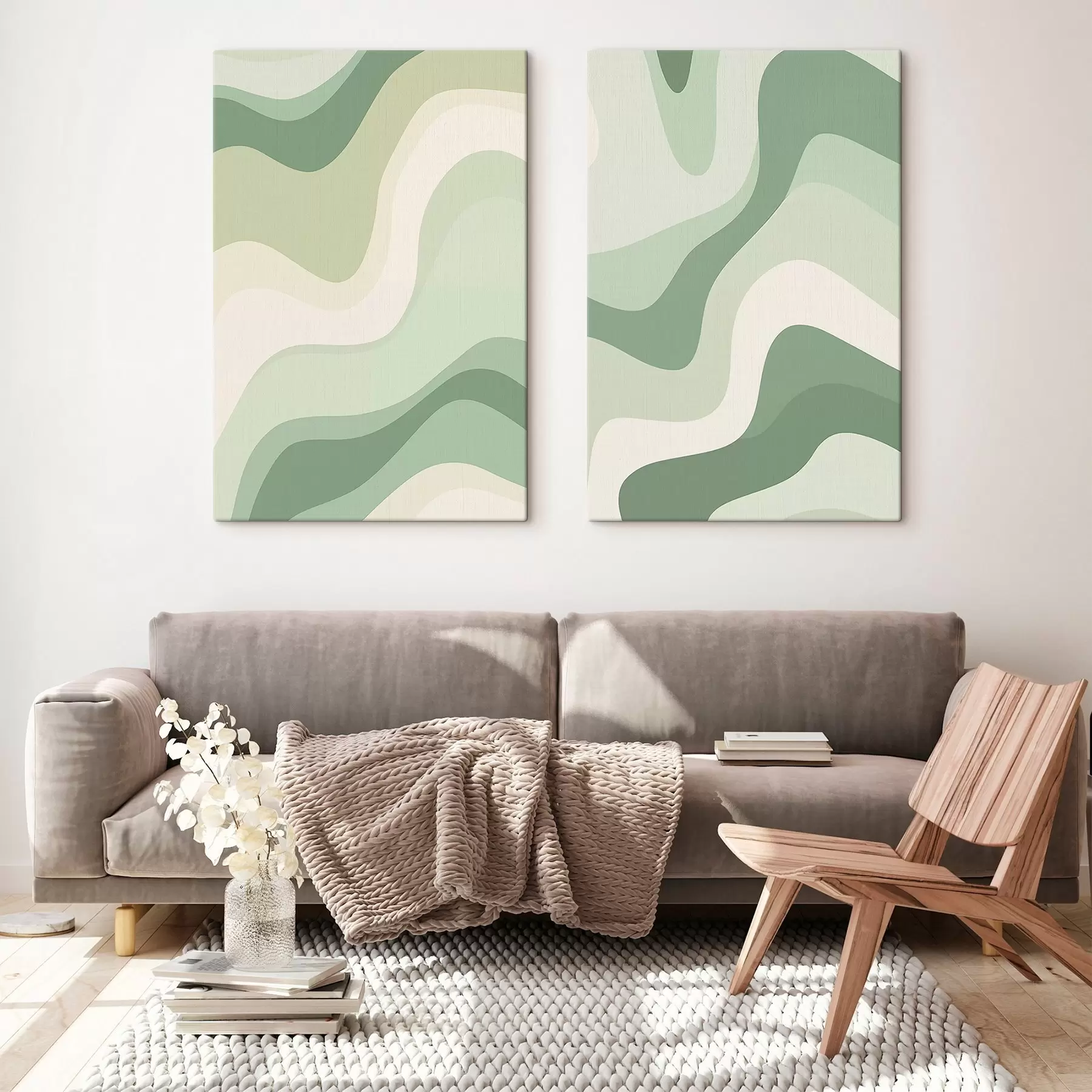 murales de pared Ondas abstractas m00842