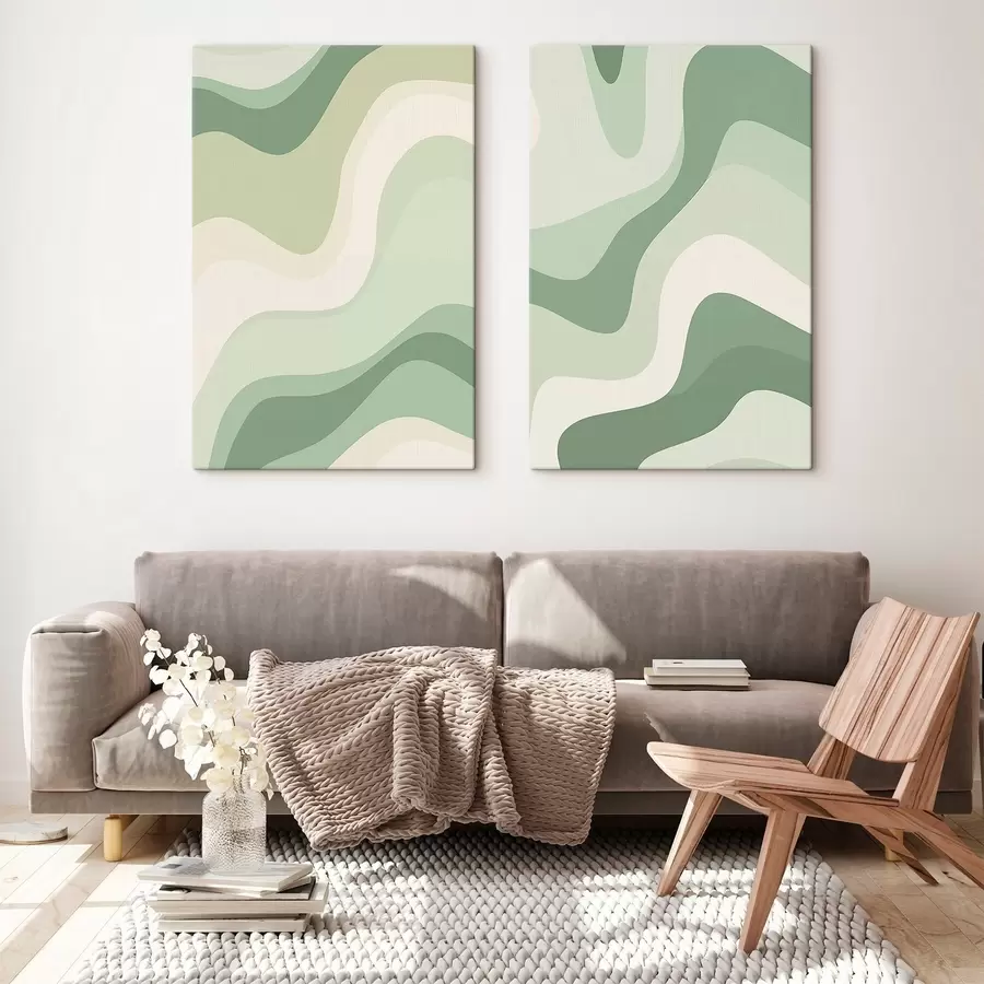 murales de pared Ondas abstractas m00842