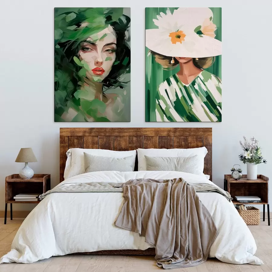 murales de pared Retratos femeninos m00844