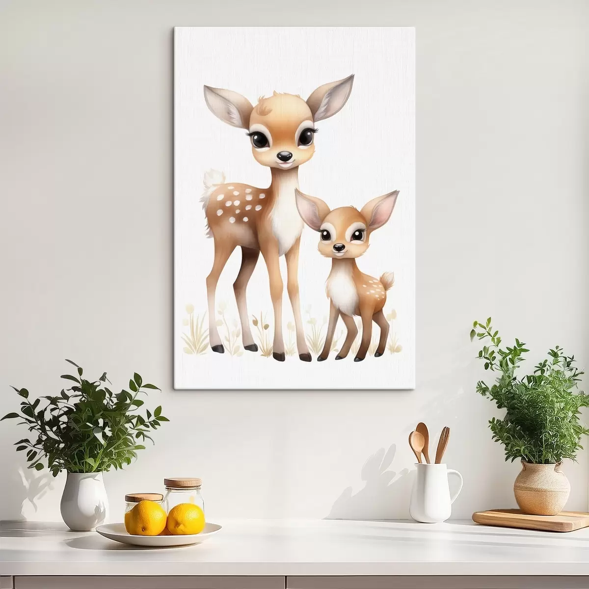 murales de pared Dos cervatillos s46080