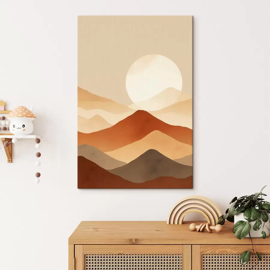 murales de pared Enorme luna contra un fondo s46083