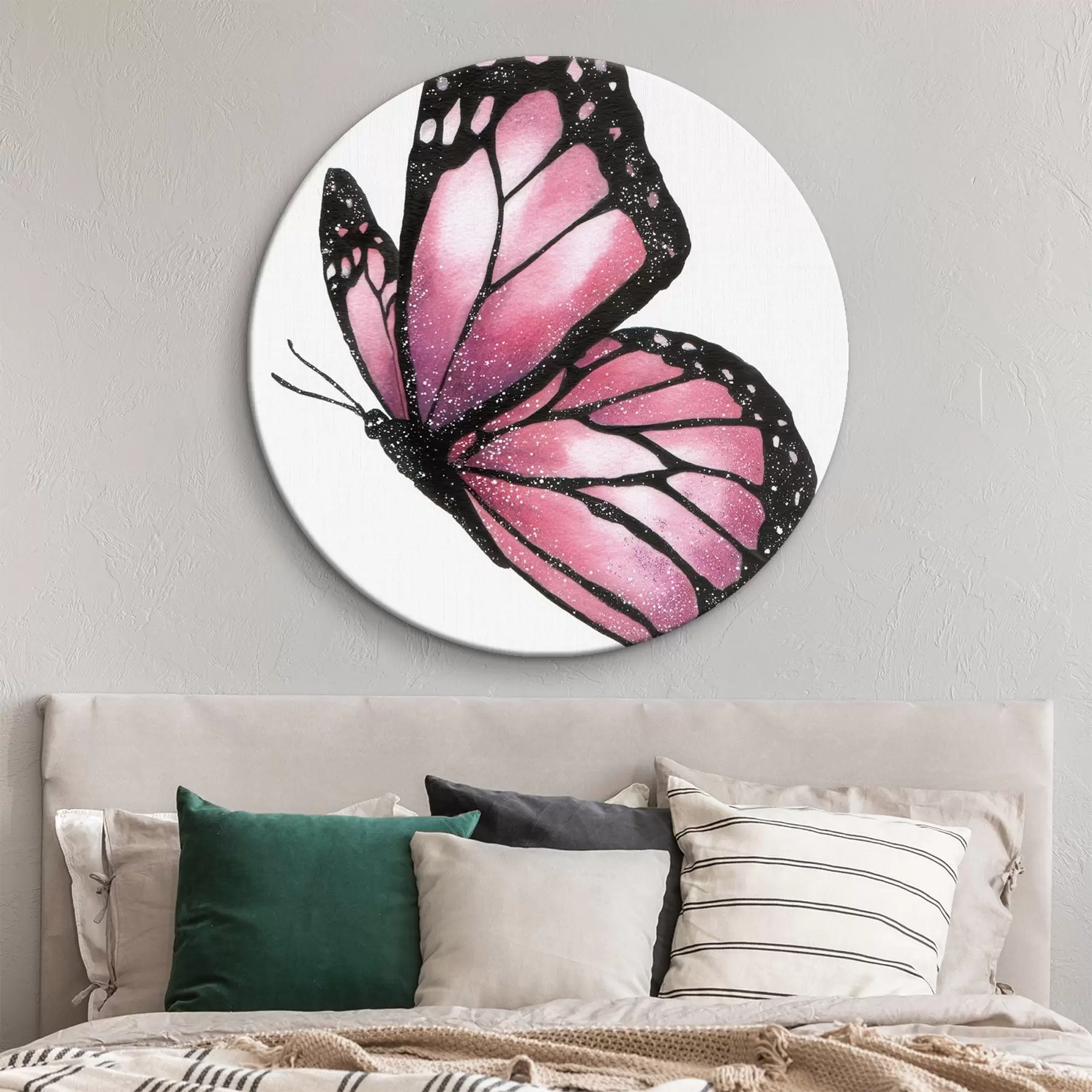 murales de pared Mariposa lujosa, imitación acuarela r46074