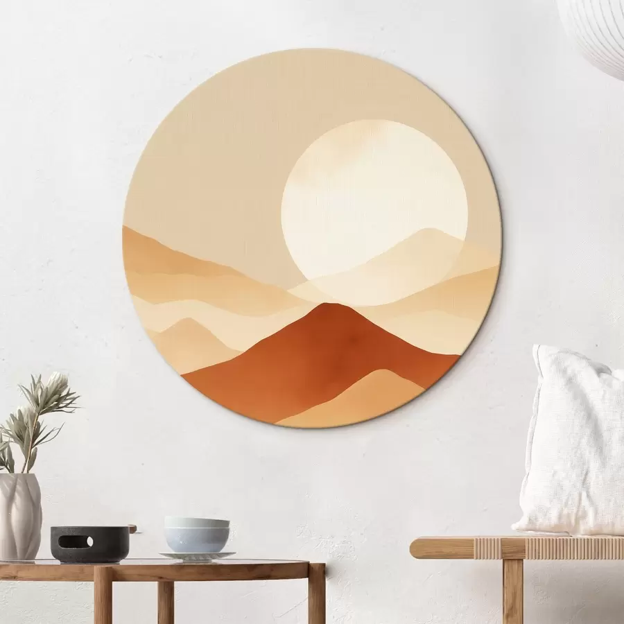 murales de pared Enorme luna contra un fondo r46083