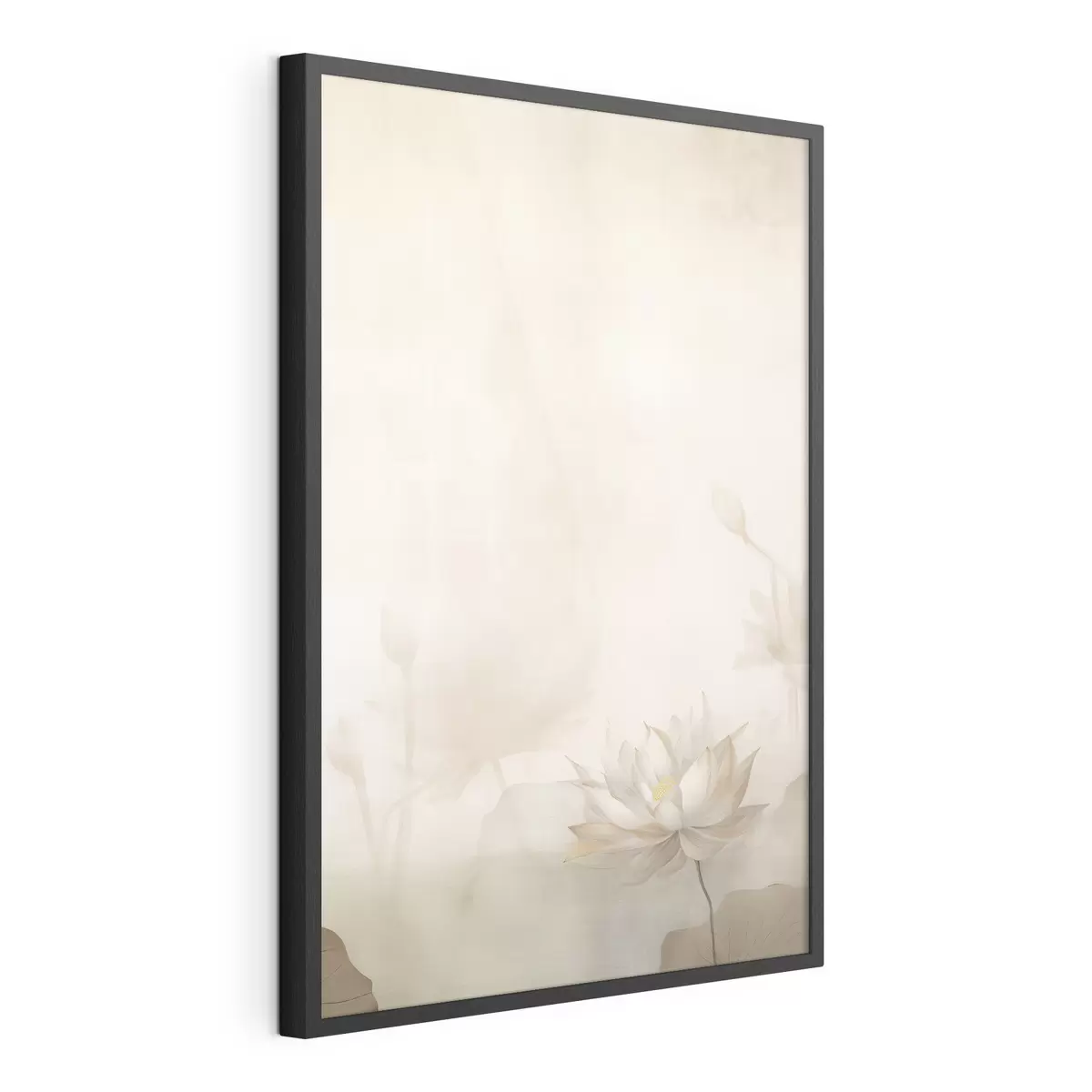 Poster Flor de loto sobre fondo claro f46070
