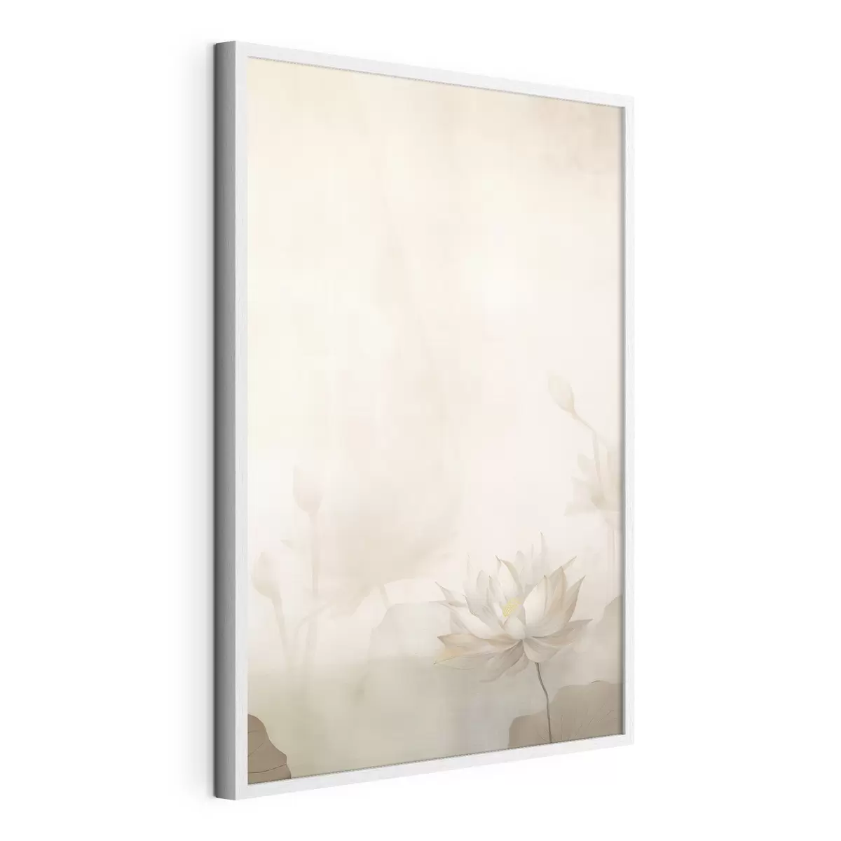 Poster Flor de loto sobre fondo claro f46070