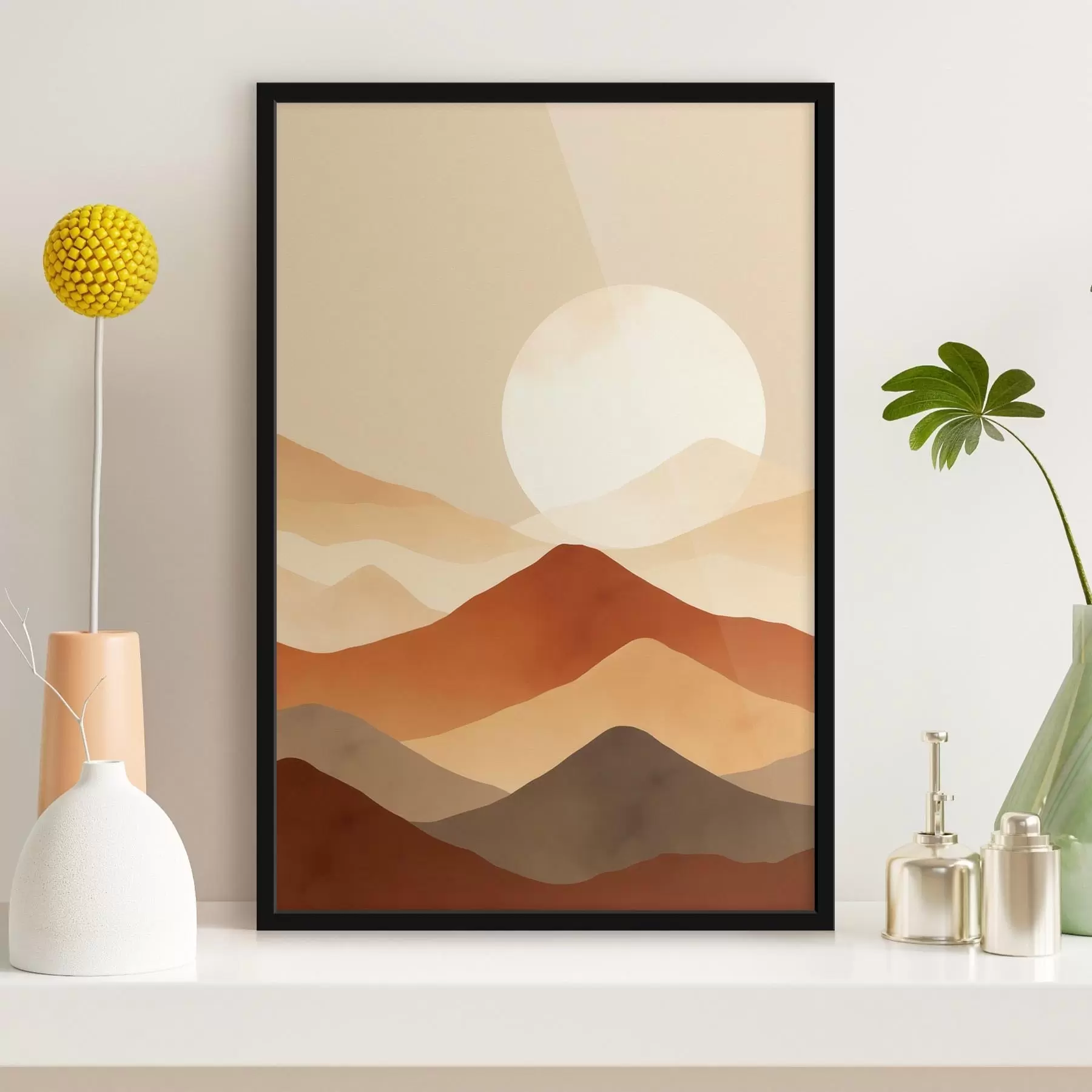 murales de pared Enorme luna contra un fondo f46083