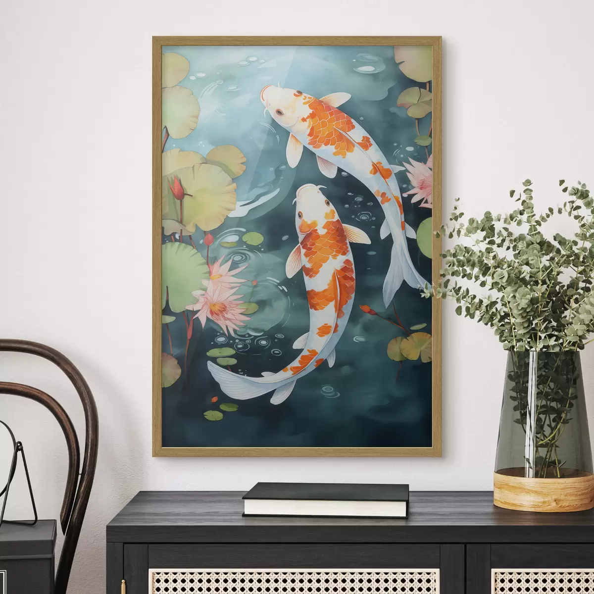 Poster Peces en un estanque f46087