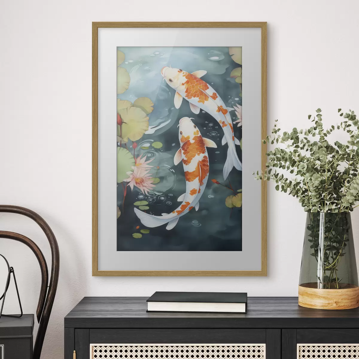 Poster Peces en un estanque f46087