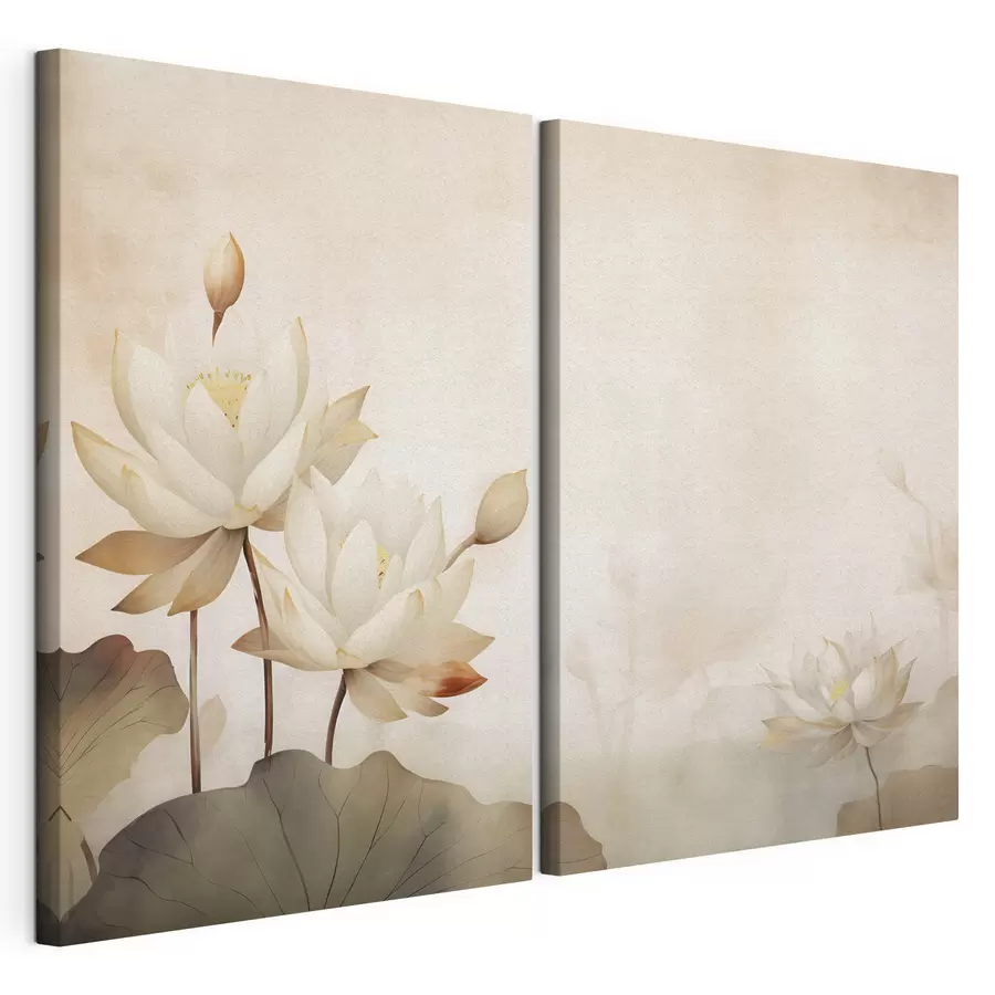 murales de pared Hermosas flores de loto m00861