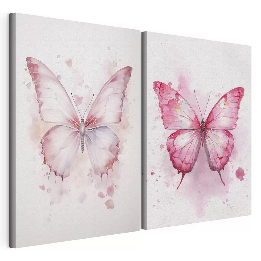 murales de pared Varias mariposas rosas m00864