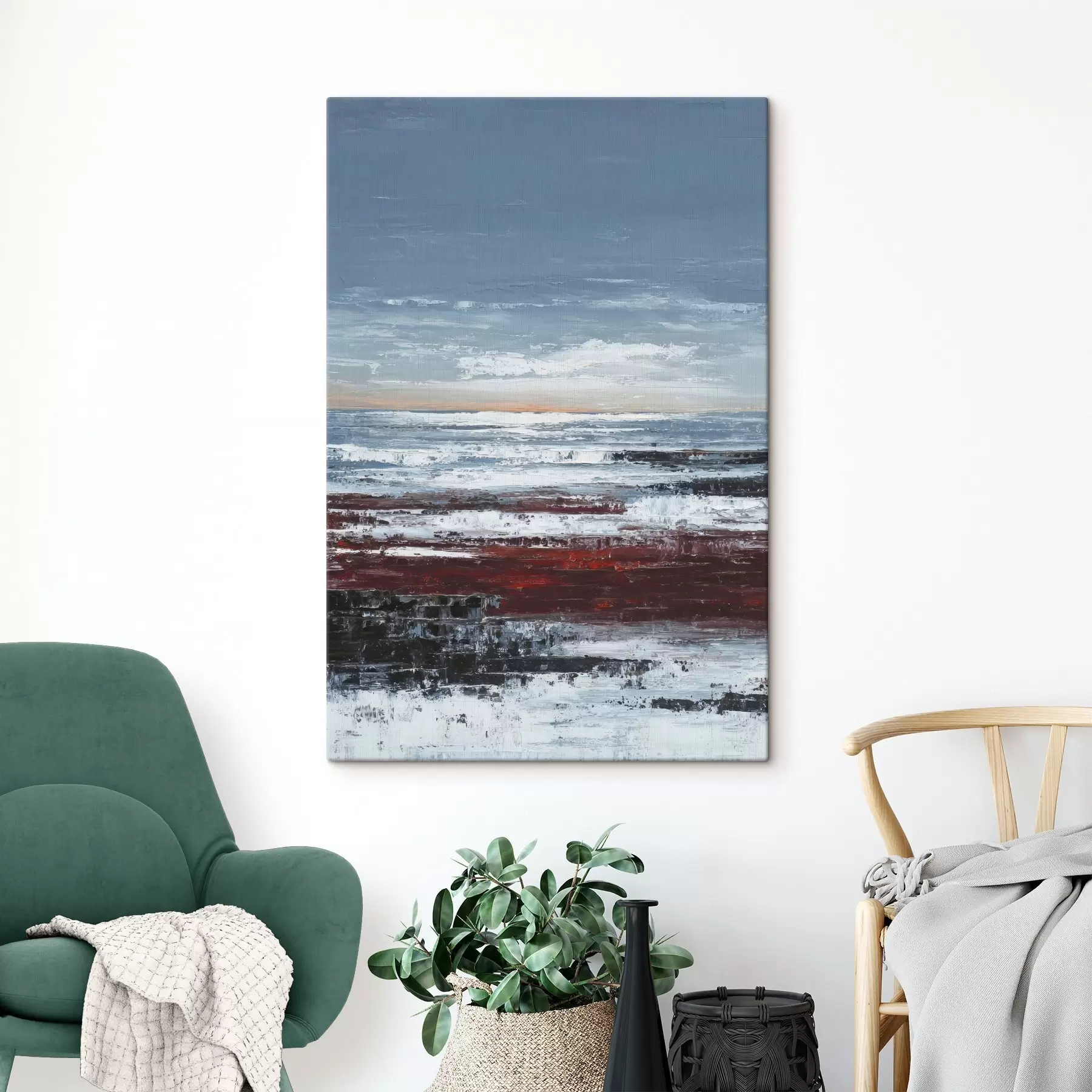 murales de pared Paisaje marino abstracto s46014