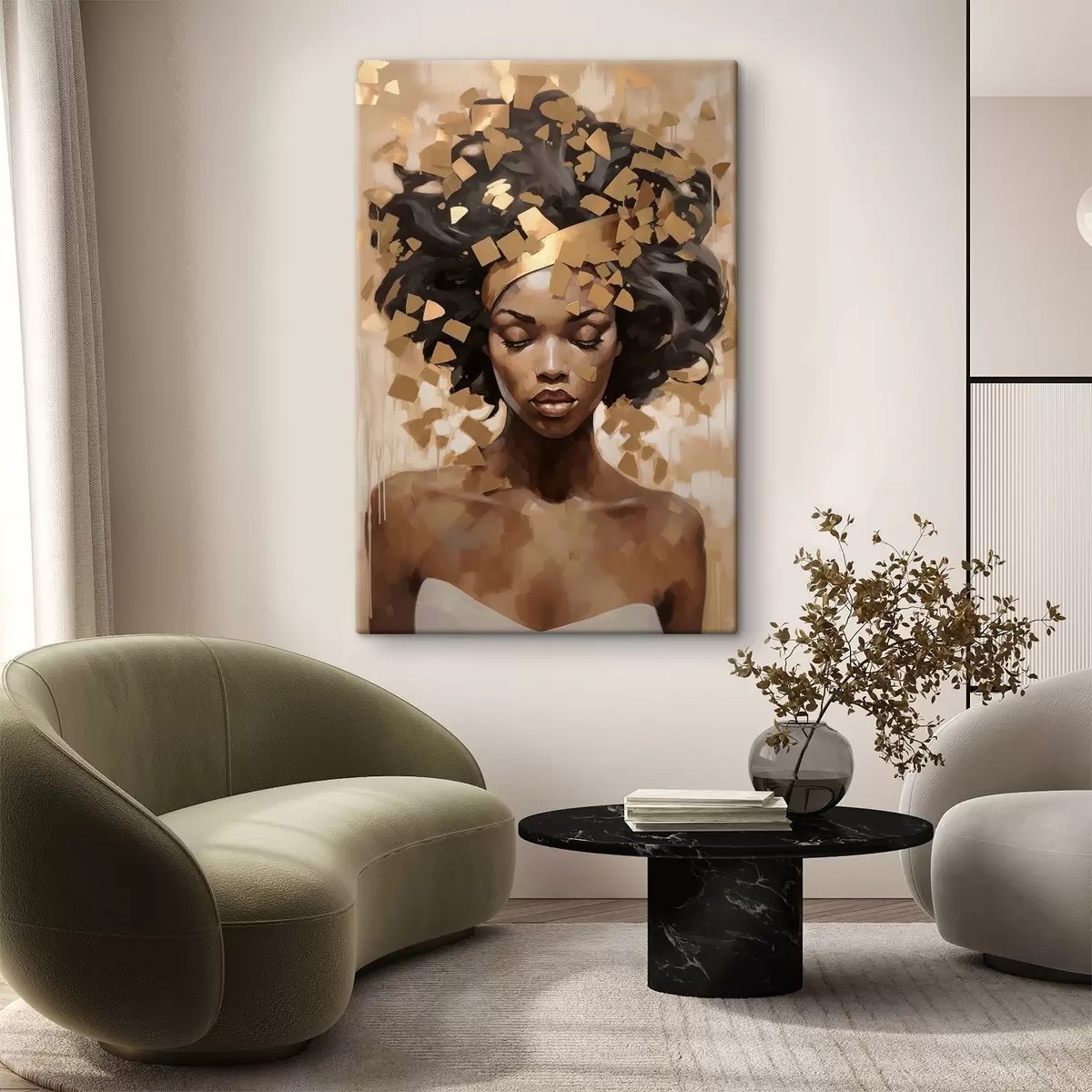 murales de pared Retrato de mujer s46259