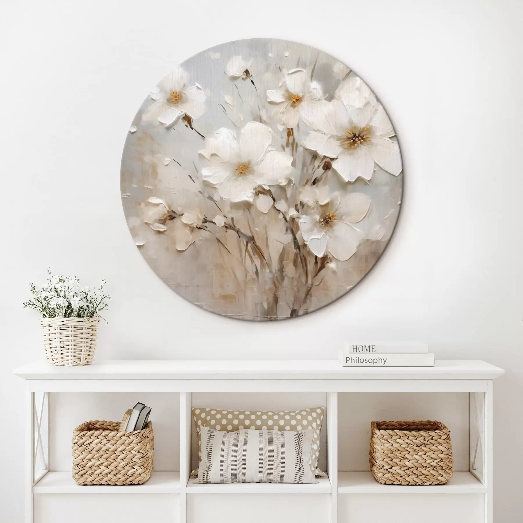 murales de pared flores abstractas r46254