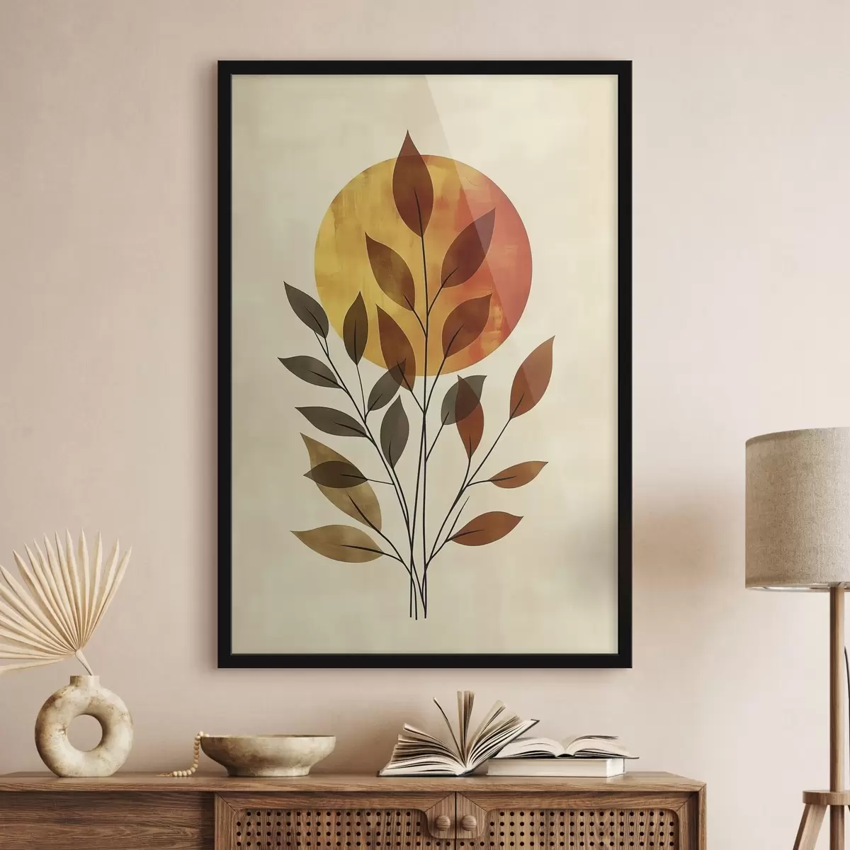 Poster Rama con hojas f46132