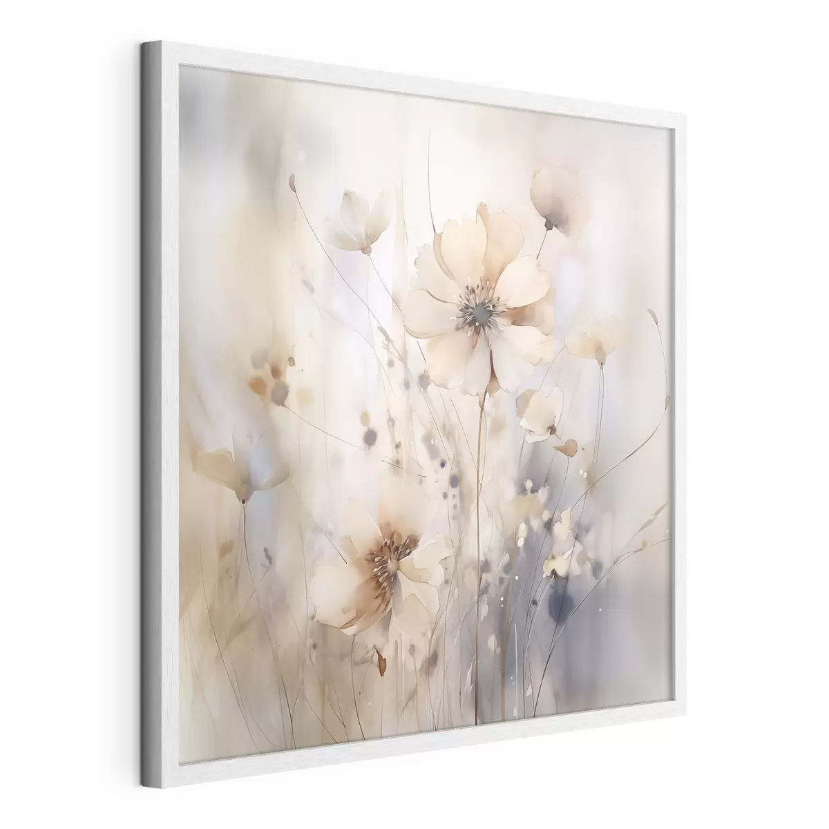 Poster Delicadas flores silvestres abstractas f46139