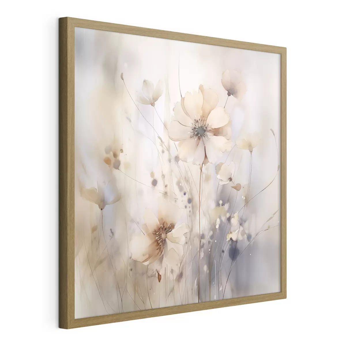 Poster Delicadas flores silvestres abstractas f46139