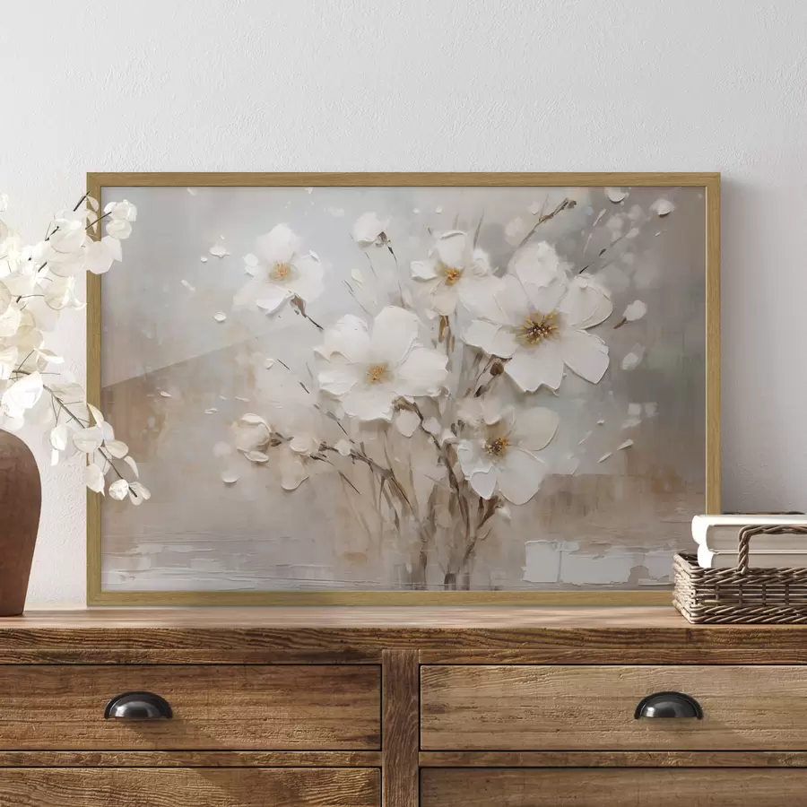 murales de pared flores abstractas f46254
