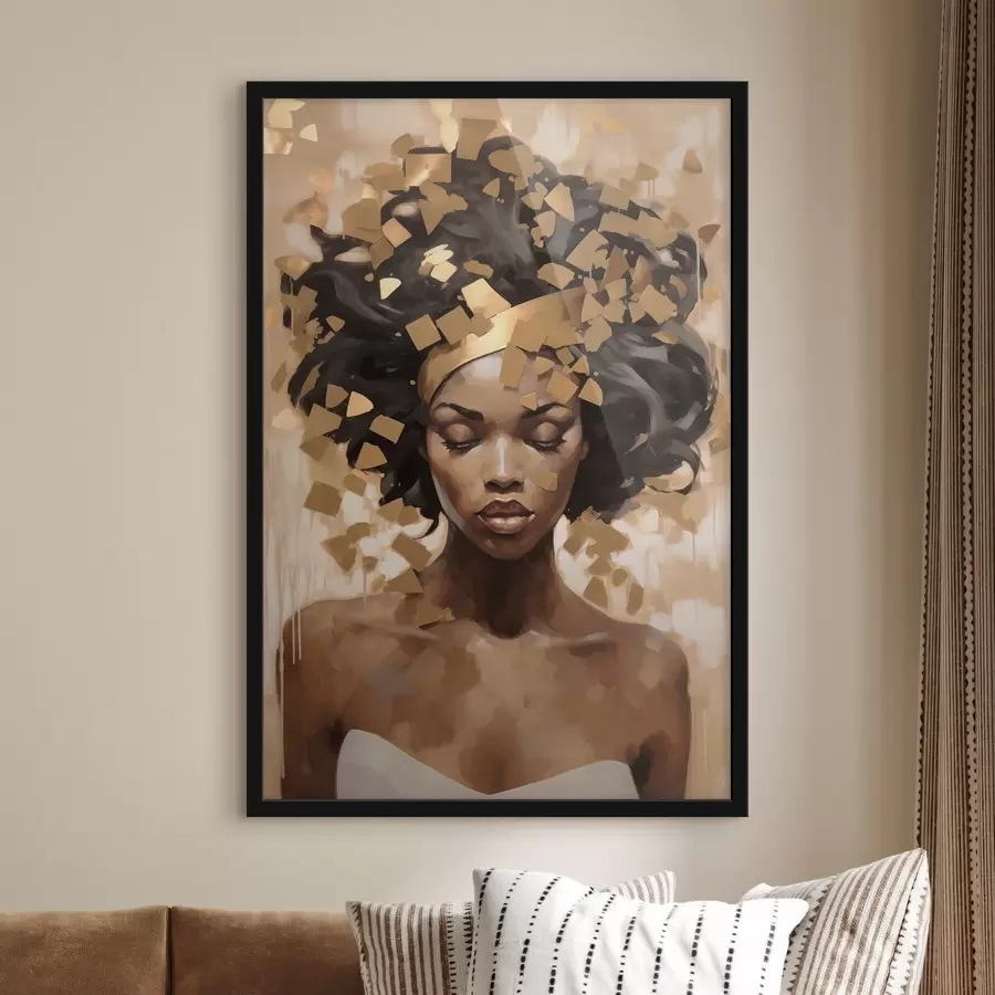 murales de pared Retrato de mujer f46259