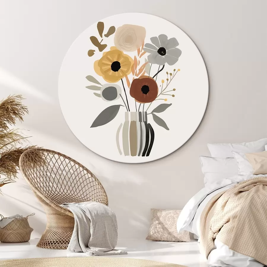 murales de pared Flores en un florero r46302