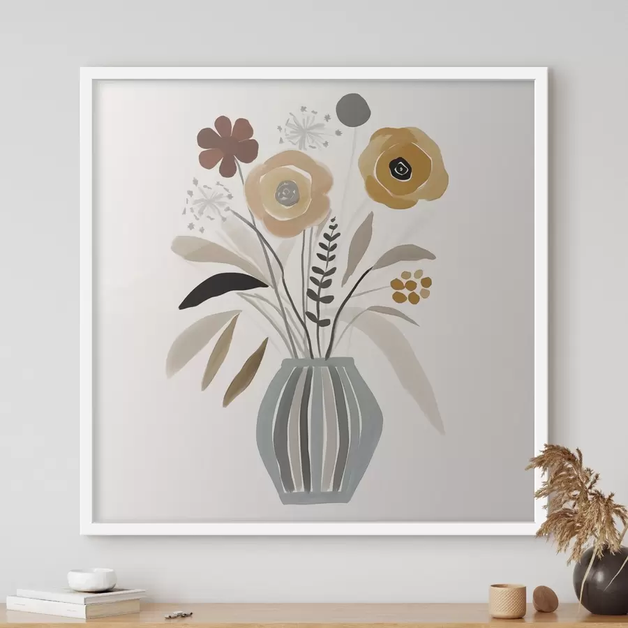 murales de pared Flores en un florero f46303