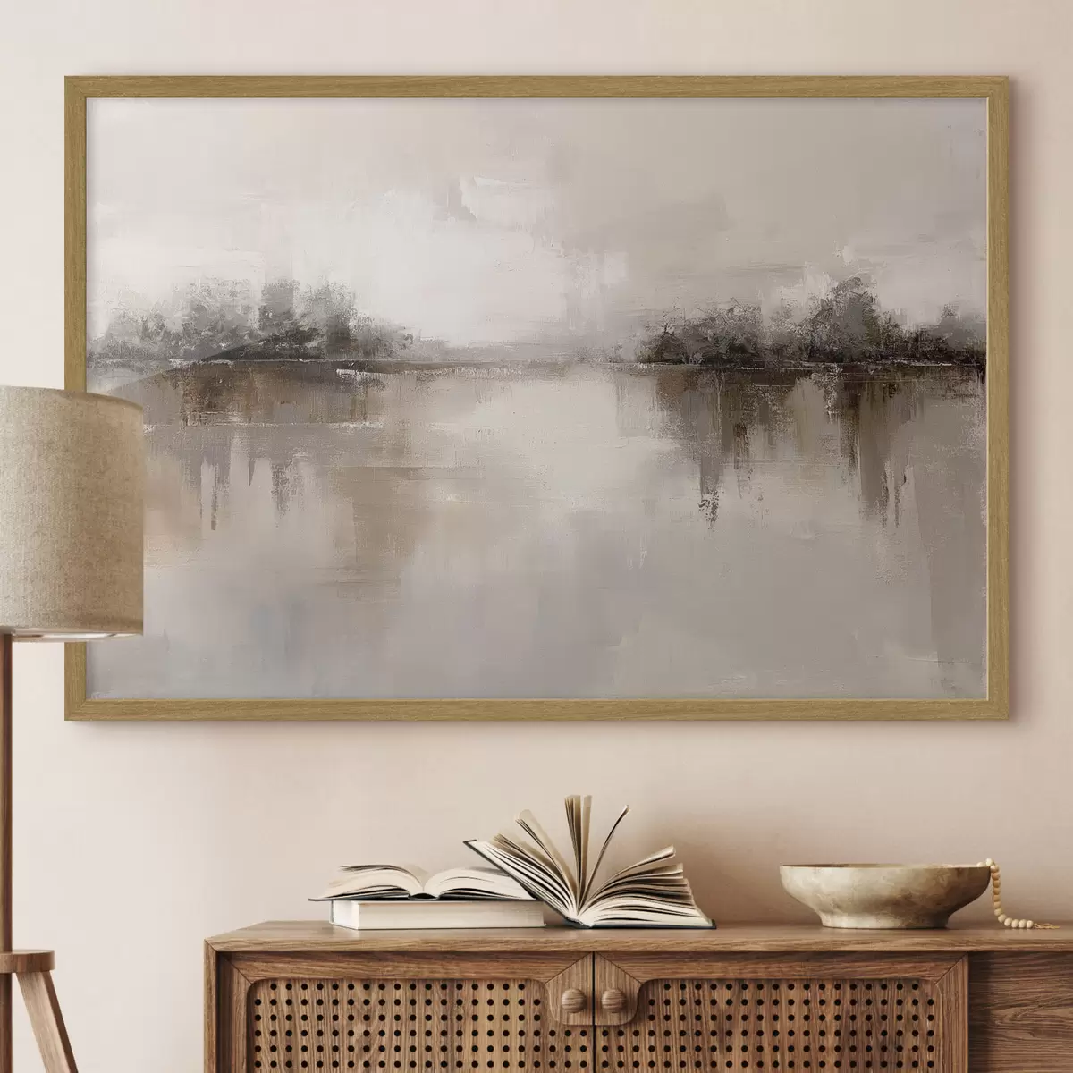 Poster Orillas del lago sereno f46158