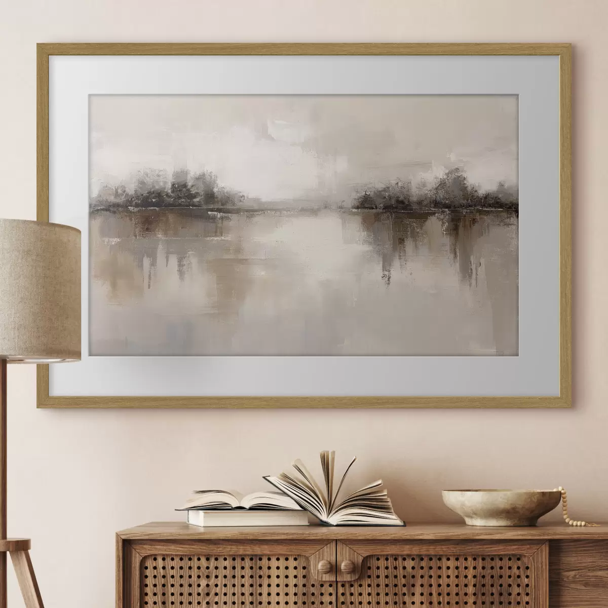 Poster Orillas del lago sereno f46158