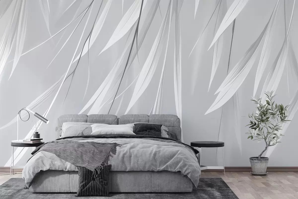 murales de pared Hojas delgadas colgantes w04703v3