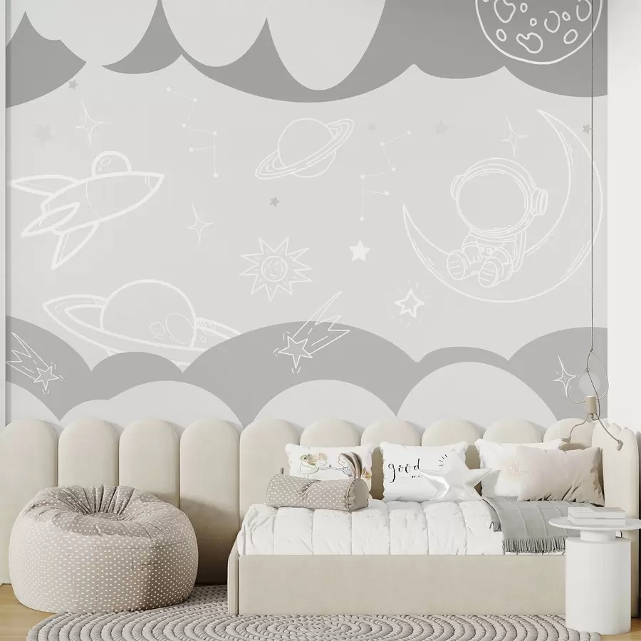 murales de pared Aventuras espaciales w04740