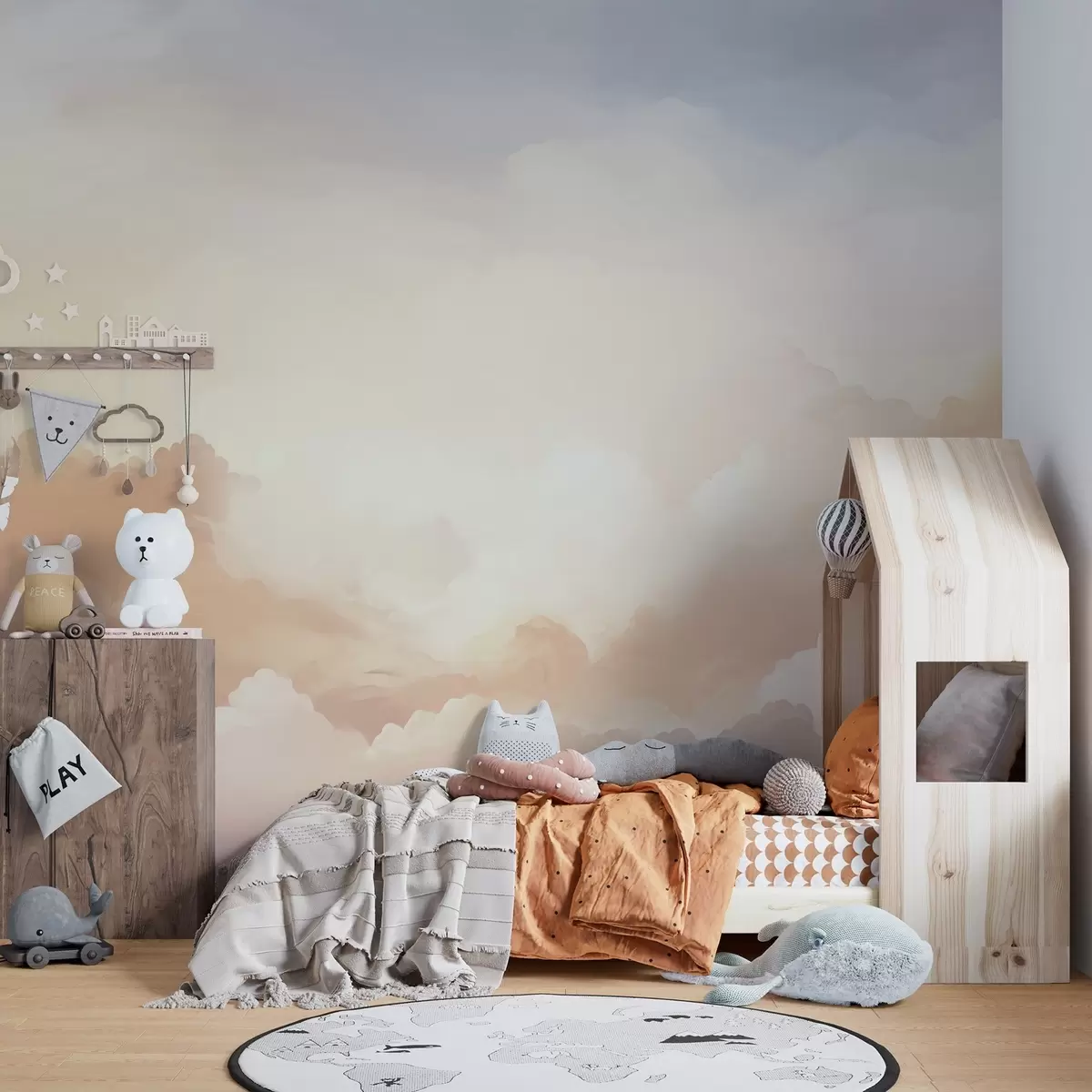 murales de pared Nubes w04744