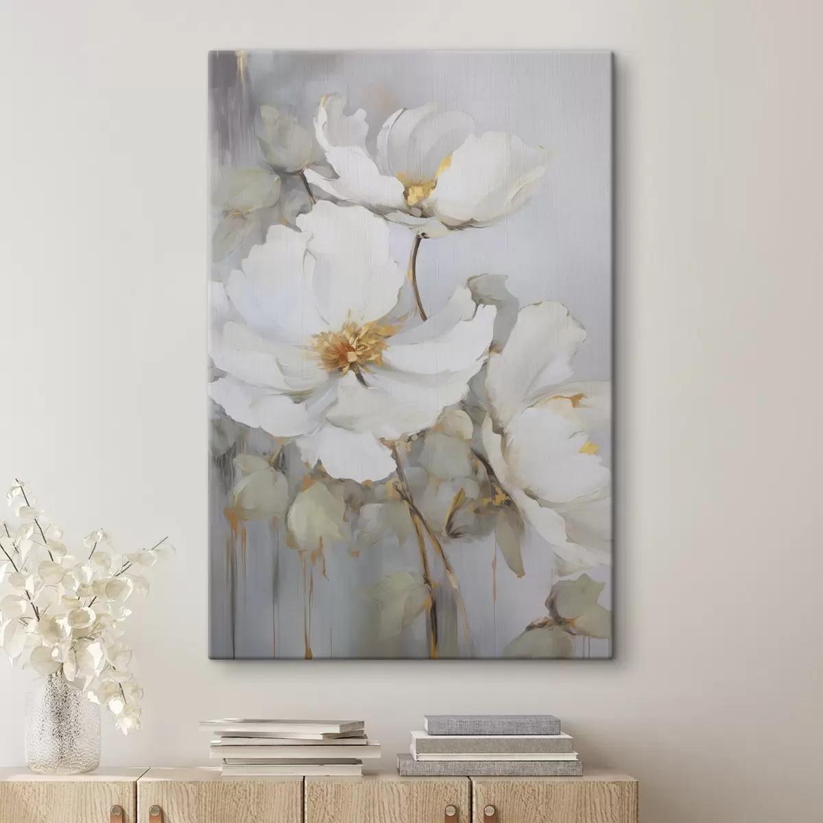 murales de pared flores abstractas s46347