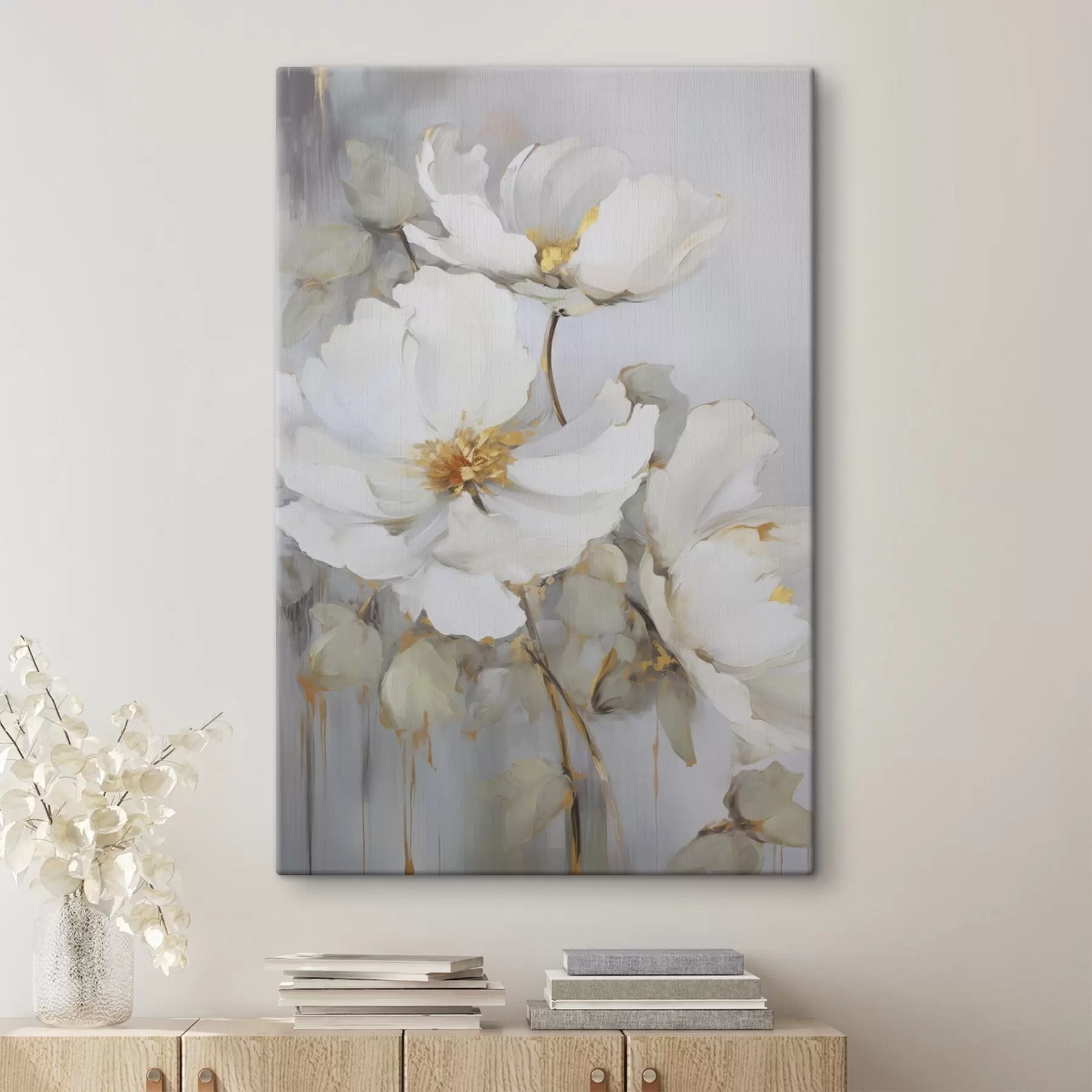 murales de pared flores abstractas s46347