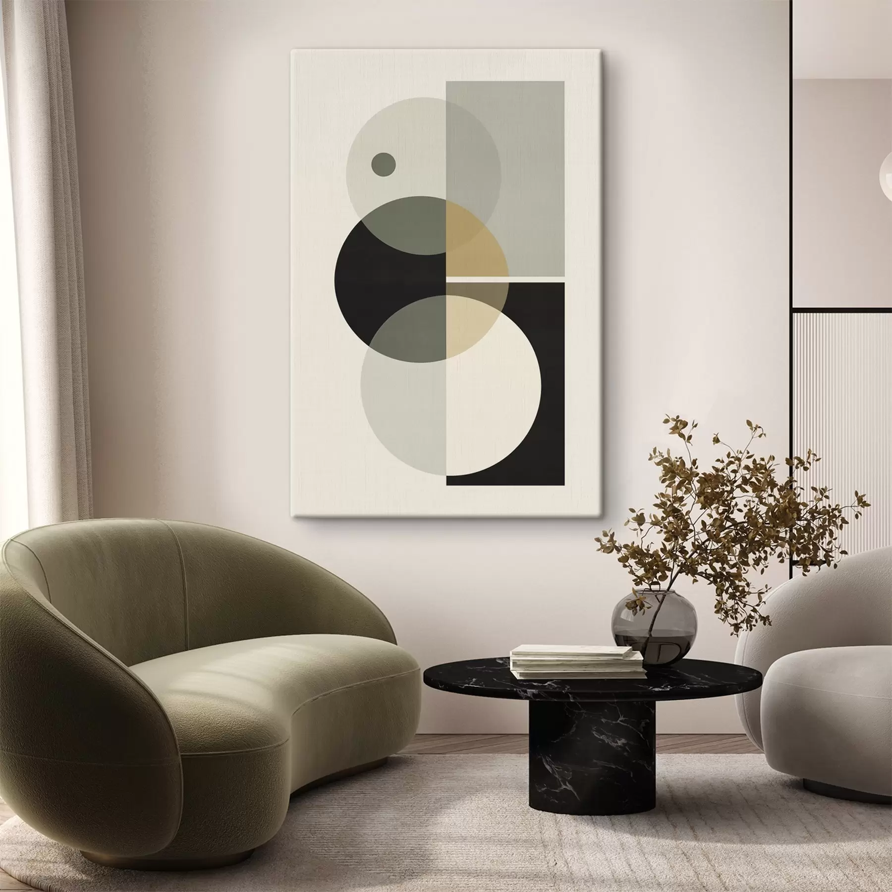 murales de pared Abstracción geométrica s46353